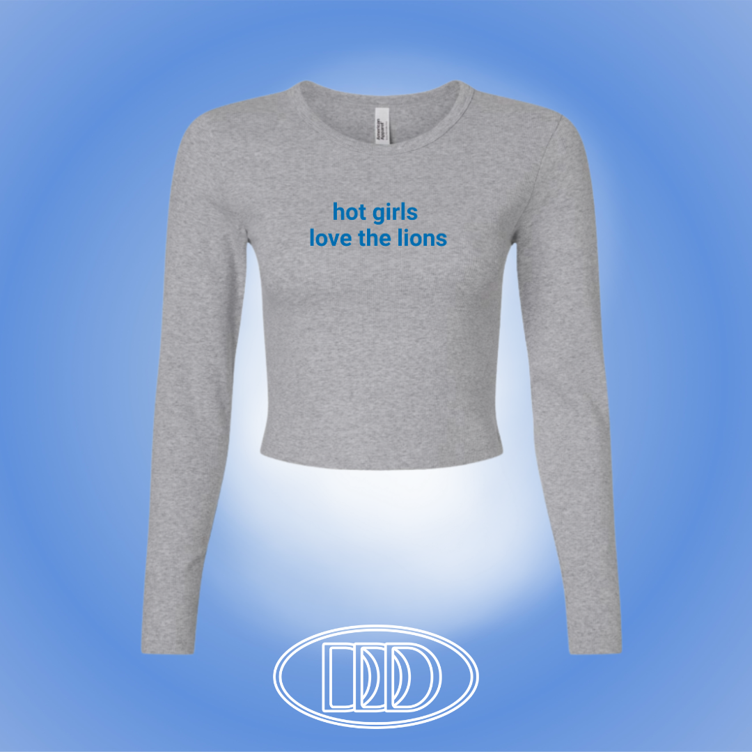 Hot Girls Love the Lions Crop
